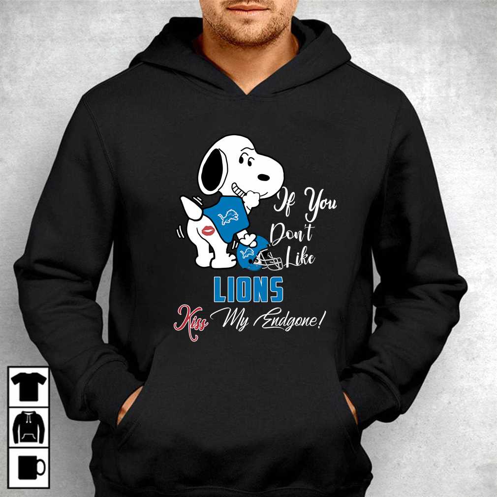 Nfl Detroit Lions Snoopy Dog Kiss My Endgone Shirt Nfl Detroit Lions Snoopy Dog Kiss My Endgone Shirt