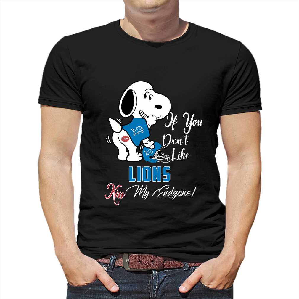 Nfl Detroit Lions Snoopy Dog Kiss My Endgone Shirt Nfl Detroit Lions Snoopy Dog Kiss My Endgone Shirt