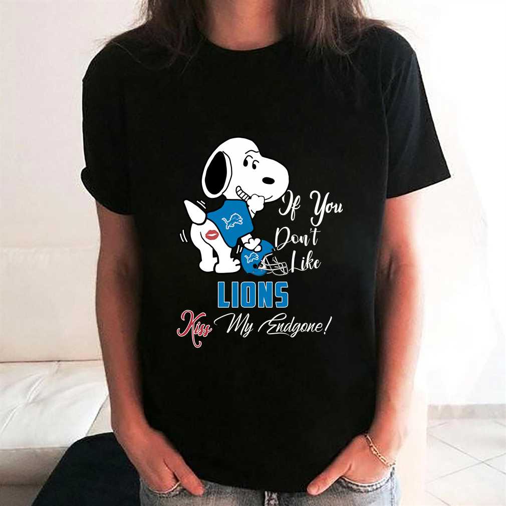 Nfl Detroit Lions Snoopy Dog Kiss My Endgone Shirt Nfl Detroit Lions Snoopy Dog Kiss My Endgone Shirt