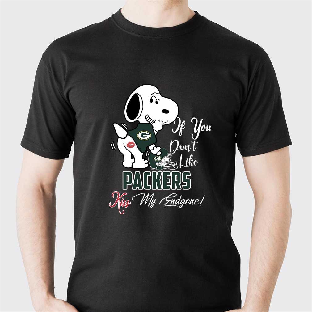 Nfl Green Bay Packers Snoopy Dog Kiss My Endgone Shirt Nfl Green Bay Packers Snoopy Dog Kiss My Endgone Shirt