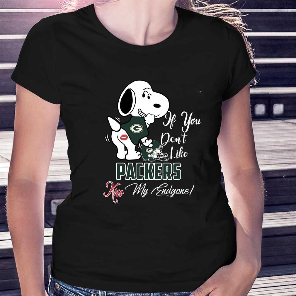 Nfl Green Bay Packers Snoopy Dog Kiss My Endgone Shirt Nfl Green Bay Packers Snoopy Dog Kiss My Endgone Shirt