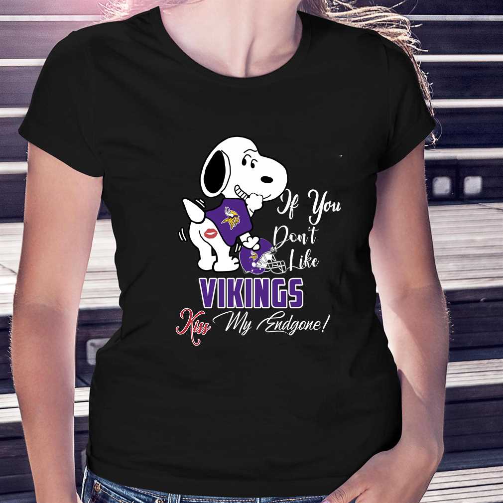 Nfl Minnesota Vikings Snoopy Dog Kiss My Endgone Shirt Nfl Minnesota Vikings Snoopy Dog Kiss My Endgone Shirt
