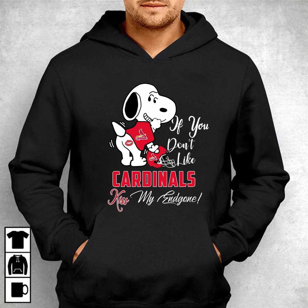 Nfl Stlouis Cardinals Snoopy Dog Kiss My Endgone Shirt Nfl Stlouis Cardinals Snoopy Dog Kiss My Endgone Shirt