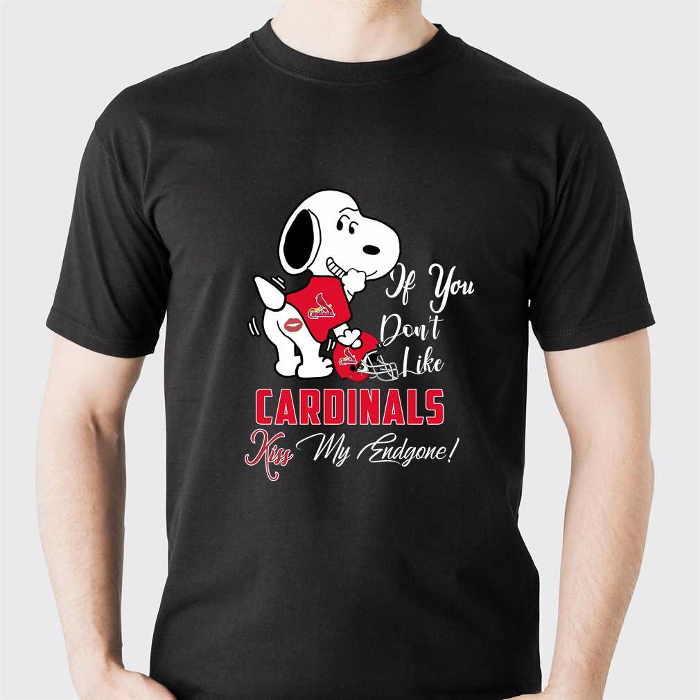 Nfl Stlouis Cardinals Snoopy Dog Kiss My Endgone Shirt Nfl Stlouis Cardinals Snoopy Dog Kiss My Endgone Shirt